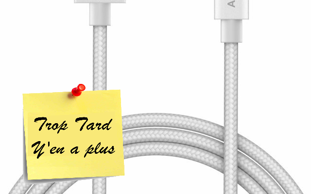 AUKEY Câble Lightning 1,2M Nylon Tressé certifié Apple (...)