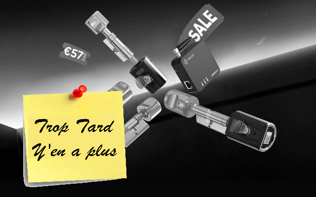 Black Friday, les serrures/barillets intelligents (...)