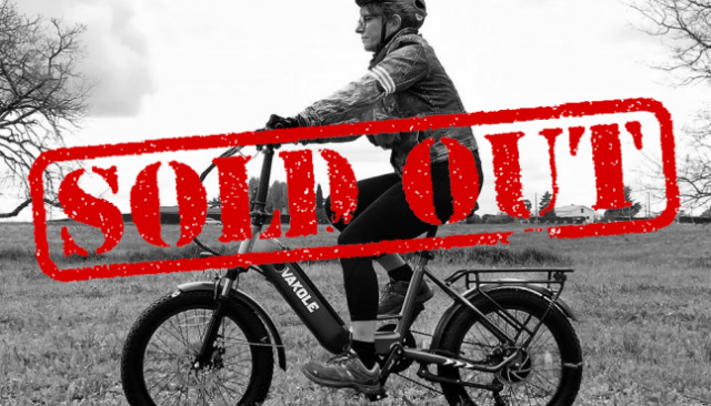 Le Vakole VT4, Fat Bike électrique pliant à cadre ouvert, (...)