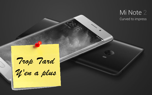 Smartphone Xiaomi Mi Note 2 global Snapdragon 821 4G (...)