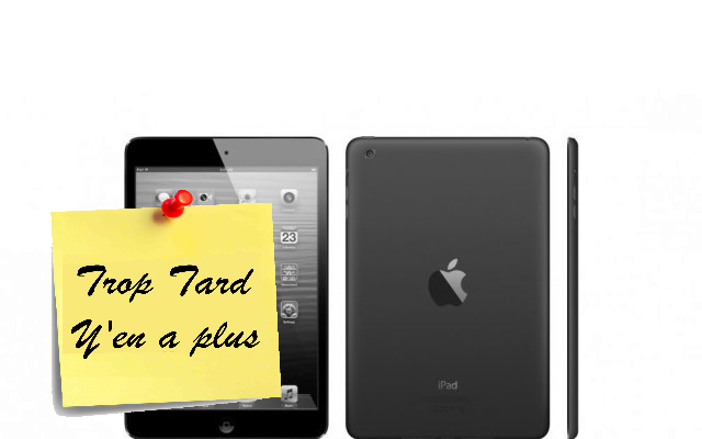 Un Apple iPad Mini 3 neuf version Wifi+4G LTE 16GO à 279€90