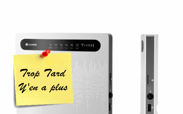 Routeur 4G Huawei B593 4 ports à 139€55