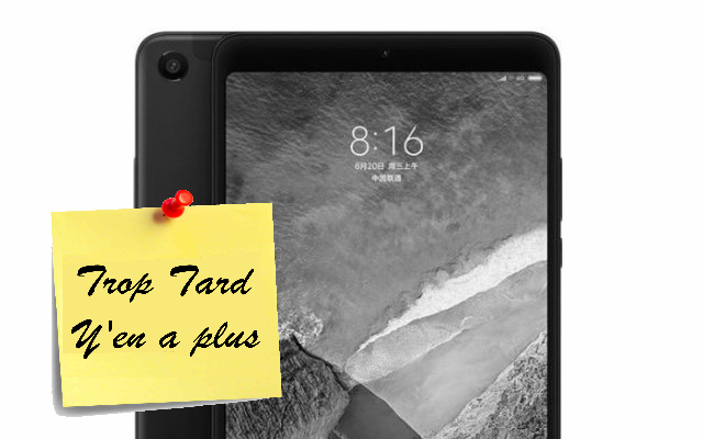 XIAOMI MI PAD 4 , l'ipad mini Chinois, Snapdragon 660, (...)