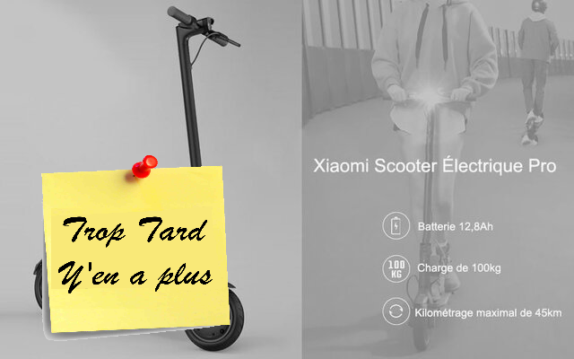 Trottinette Xiaomi M365 PRO, 50% d'autonomie en plus, (...)