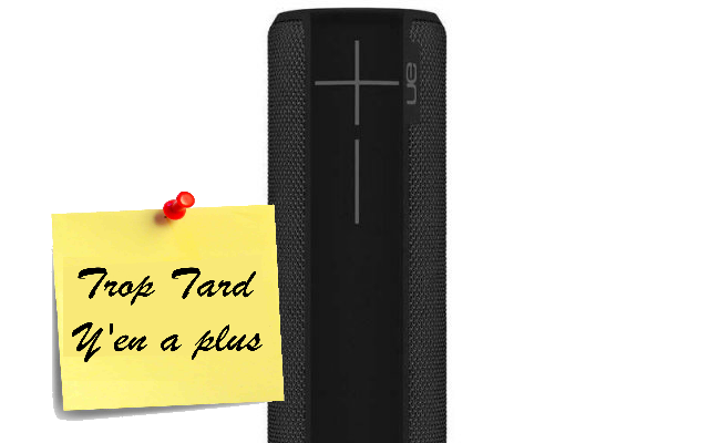 Black Friday Enceinte UE BOOM V2 Noire à 69€ @ Amazon