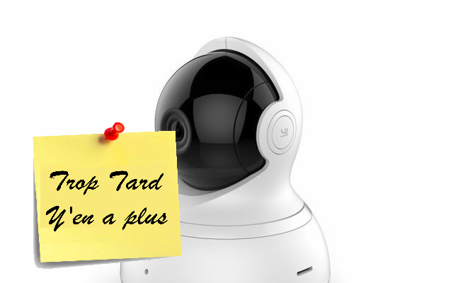 Caméras IP YI Dome, vision nocturne et rotation HD à (...)