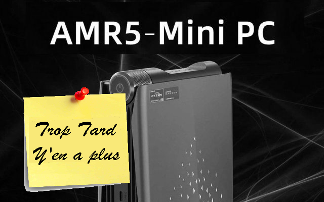 AMR5, un mini PC Ryzen 5 format tour performant à 259€