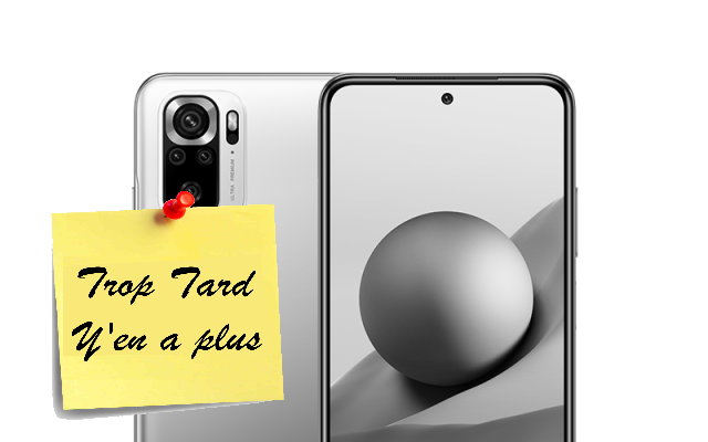 Redmi Note 10S NFC, AMOLED, Helio G95, 6/64GO à 141€ (...)