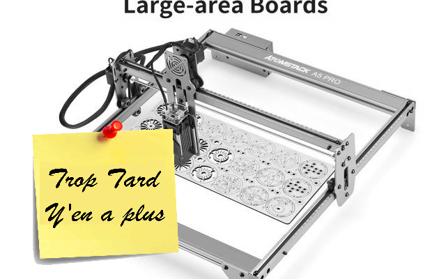 ATOMSTACK A5 PRO, la graveuse laser grande surface, (…)
