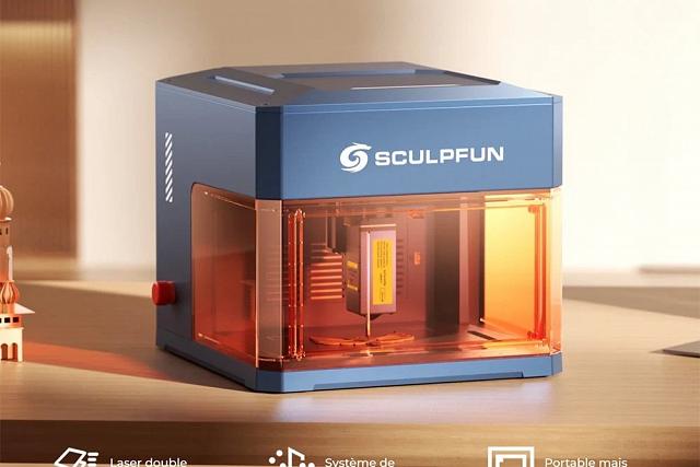 Nouvelle SCULPFUN iCube Ultra 12W, un mini graveur (...) à la une]