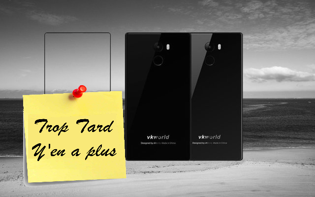 Smartphone sans bord Vkworld Mix Plus, 5.5", 3Go/32Go (...)