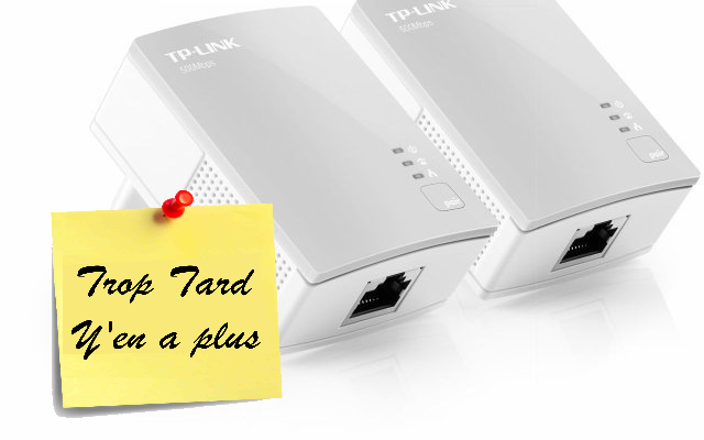 Kit Nano Adaptateurs CPL 500Mbps TP-LINK TL-PA4010KIT (...)