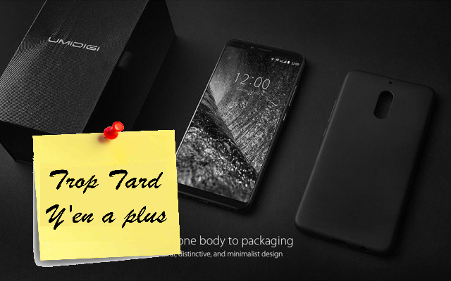UMIDIGI S2, 6 Pouces, Helio X20, 4/64 GO à 120€40 (…)