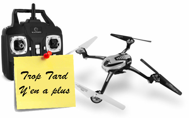 Le petit drone Novodio BlackBird caméra HD et retour (...)