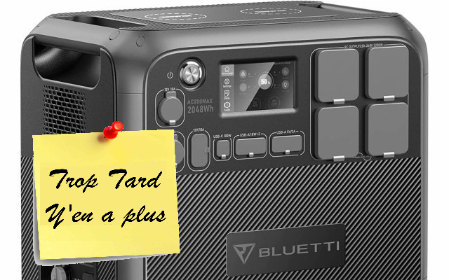 La station électrique BLUETTI AC200MAX, 2 048 Wh (...)
