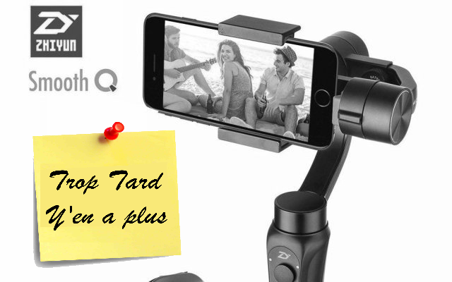 Zhiyun Stabilisateur 3-axes Gimbal Smooth Q pour (...)