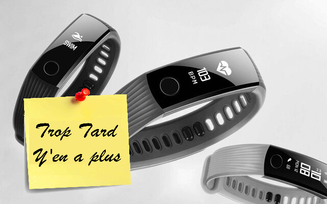 Bracelet HUAWEI Honor Band 3 capteur cardiaque et (...)