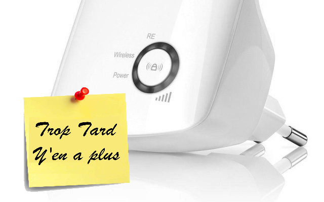 Répéteur Wifi N TP-Link TL-WA854RE à 9€90