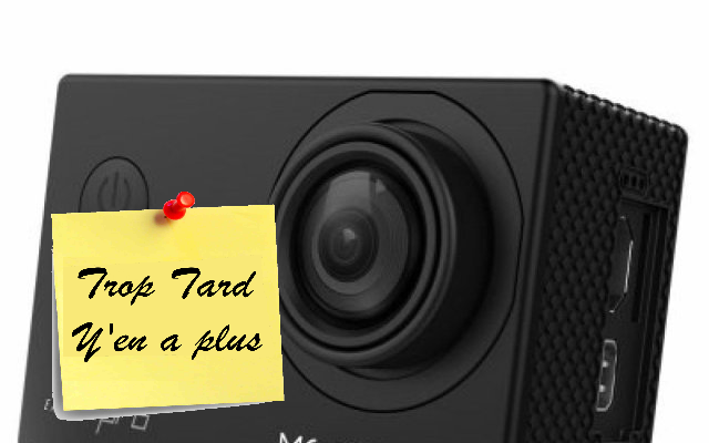 MGCOOL Explorer pro 4K à 26€69, caméra sport Wifi, écran (...)