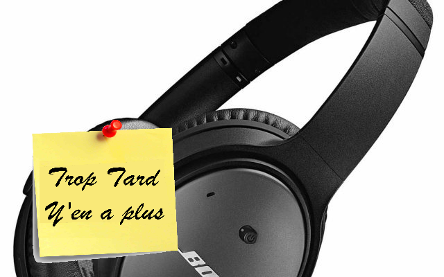 Casque Bose QuietComfort 25 Circum-aural à réduction du (...)