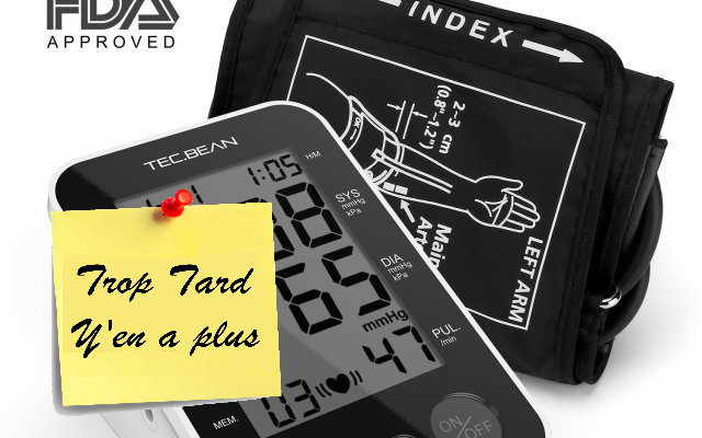 Nouveau tensiomètre électronique bras TEC.BEAN double (...)