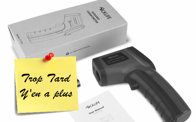 Thermomètre Infrarouge TACKLIFE Sans Contact Laser (...)