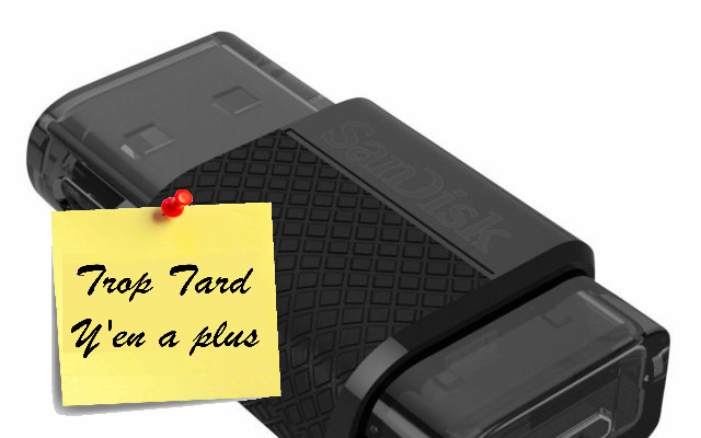 Clé USB 3 Ultra Dual SanDisk 64 GO PC TABLETTE OTG 16€99 (...)