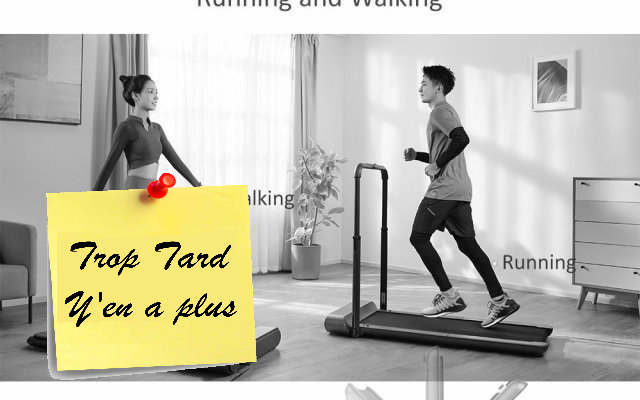 Le tapis de Course Walkingpad R1 Pro pliant mode course (...)