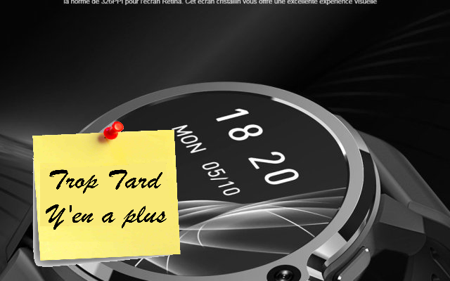 KOSPET Prime S, une Smartwatch avec Android 9 et la 4G (...)