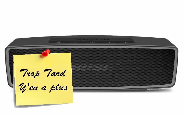 Enceinte Bluetooth Bose SoundLink Mini II à 136€96 @ (...)