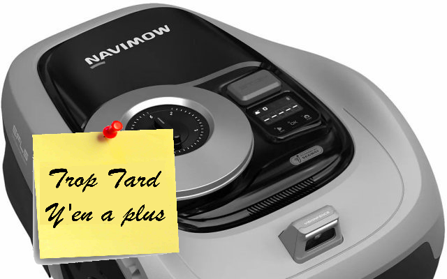 Le robot tondeuse Segway Navimow i105E, sans fil, 600 (...)