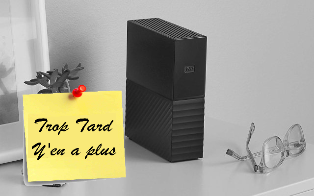 Disque dur externe 4TO USB 3 WD My Book à 96€99, Seagate (...)