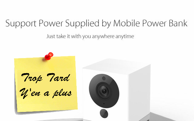 Caméra IP Xiaomi Xiaofang 1080P WiFi, Full HD, vision de (...)