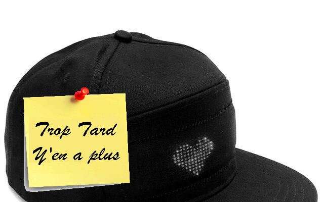Casquette avec écran LED pour messages animés à (...)