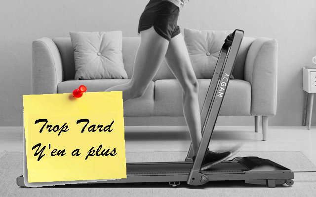 Le tapis de marche et de course ACGAM T02P avec barre (...)