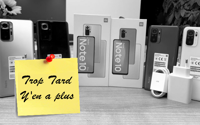 Le Xiaomi Redmi Note 10 Pro, 6,67 pouces 120hz, photo (...)