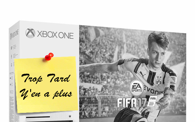 Pack Console Xbox One S 500 Go avec Fifa 17 pour 232,74 (...)