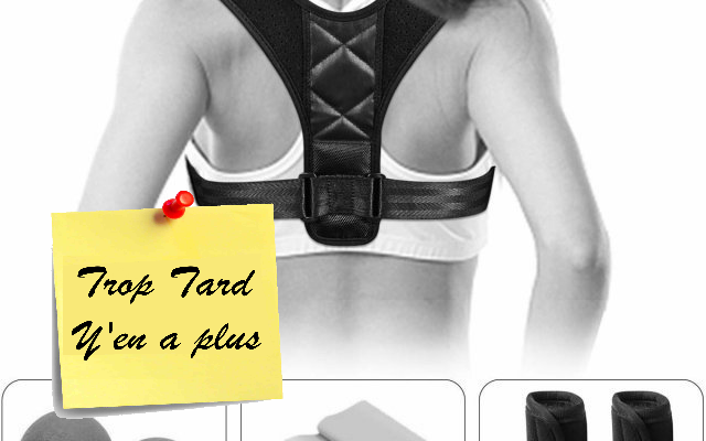 Ceinture Correcteur de Posture INKERSCOOP à 13€99 @ (...)