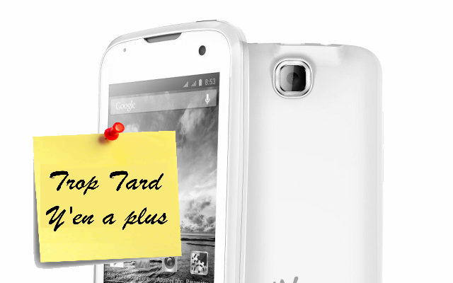 Smartphone Android Wiko CINK+ blanc Double coeur à 69€ (...)