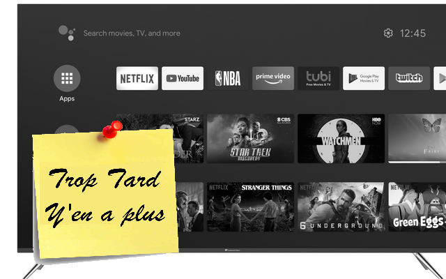 TV 4K CONTINENTAL EDISON 58" QLED Android TV à 399,99€