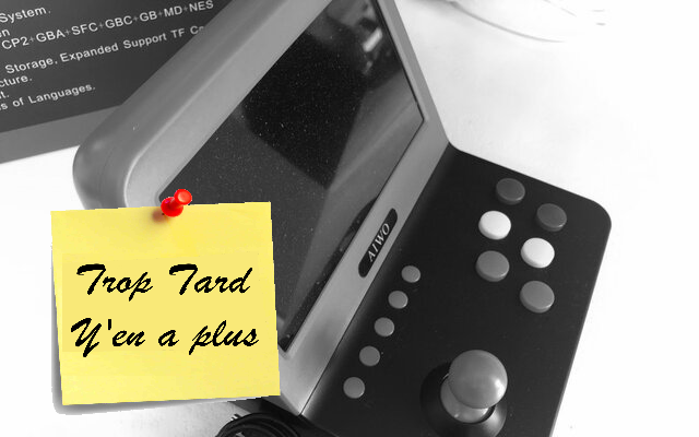 AIWO G1000, une mini Borne Arcade Retrogaming 7 pouces (...)