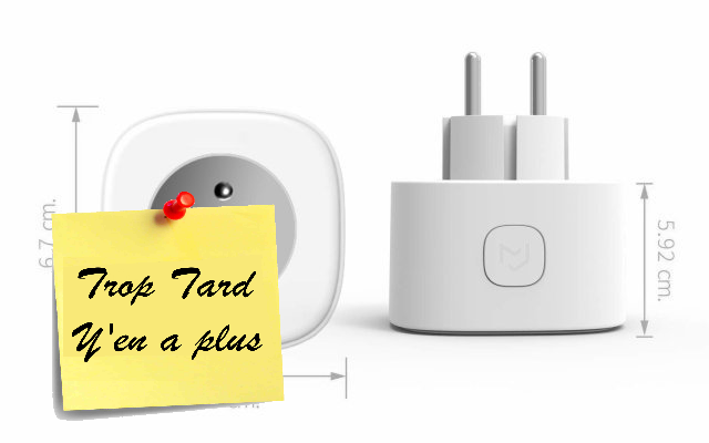 Prise secteur Wifi Meross 16A, suivi consommation, (...)