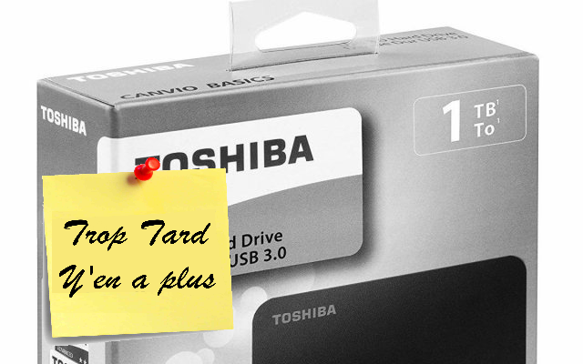 Disque dur externe Toshiba CANVIO 1To
