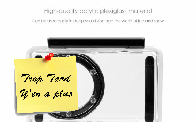 Caisson étanche Caméra Xiaomi Mijia à 4€38