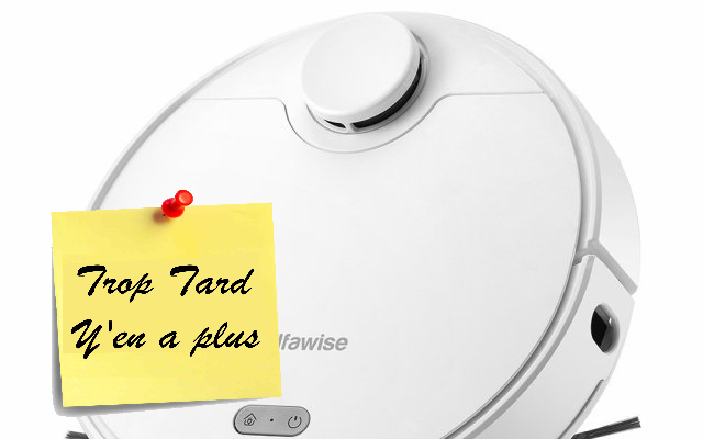 Alfawise V10 Max, le clone d'aspirateur Roborock avec (...)