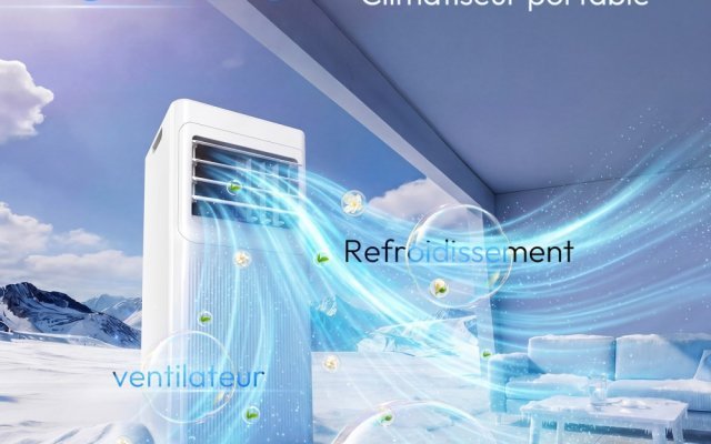 Le climatiseur portable HUMILABS A016TC à 189€ livré, (...) à la une