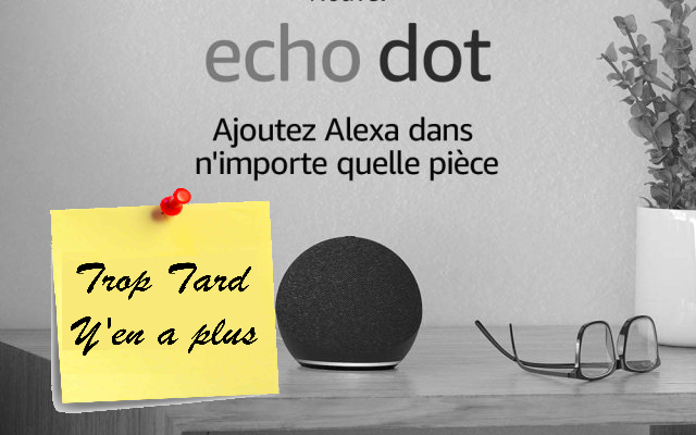Nouvel Echo Dot 4e génération, Enceinte connectée avec (...)