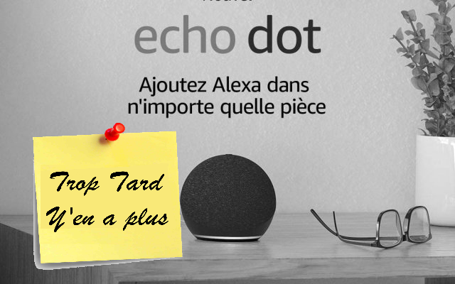 Nouvel Echo Dot 4e génération, Enceinte connectée avec (...)
