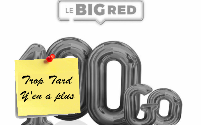 Forfait mobile RED 100GO Appel/sms/mms illimités sans (...)