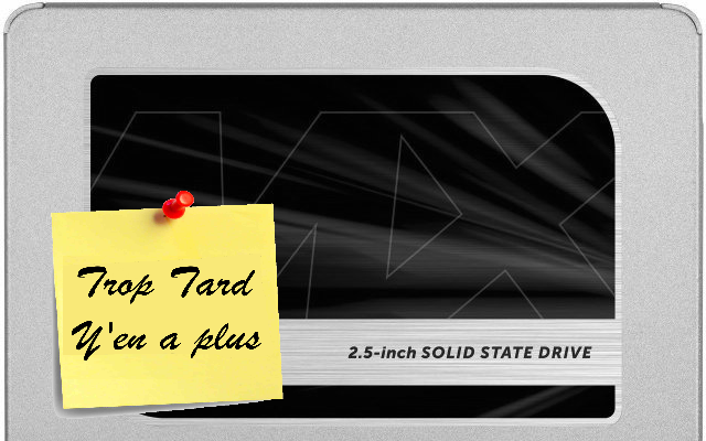 Disque SSD Crucial MX500 (250Go, 3D NAND, SATA, 2,5 (...)